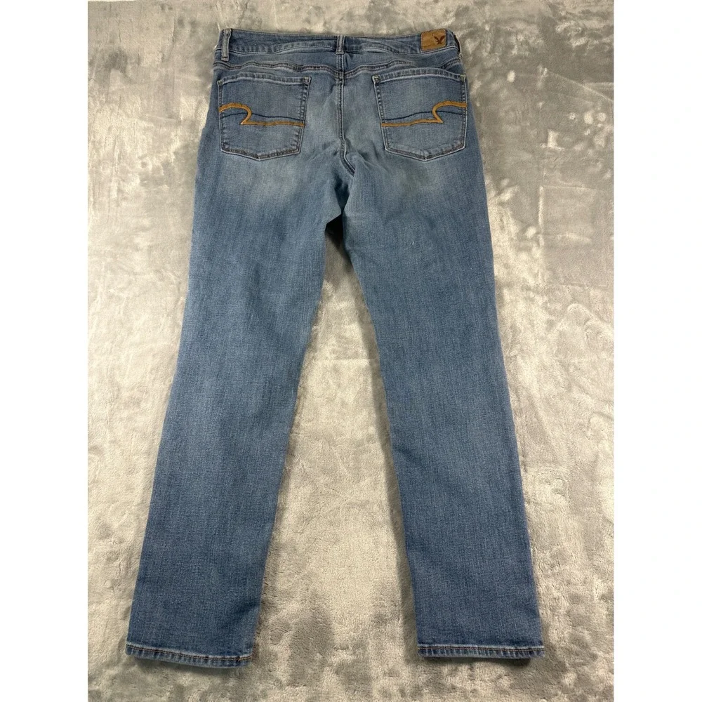 American Eagle Outfitters Hi-Rise Jegging Super Stretch BlueJeans Size14 Regular